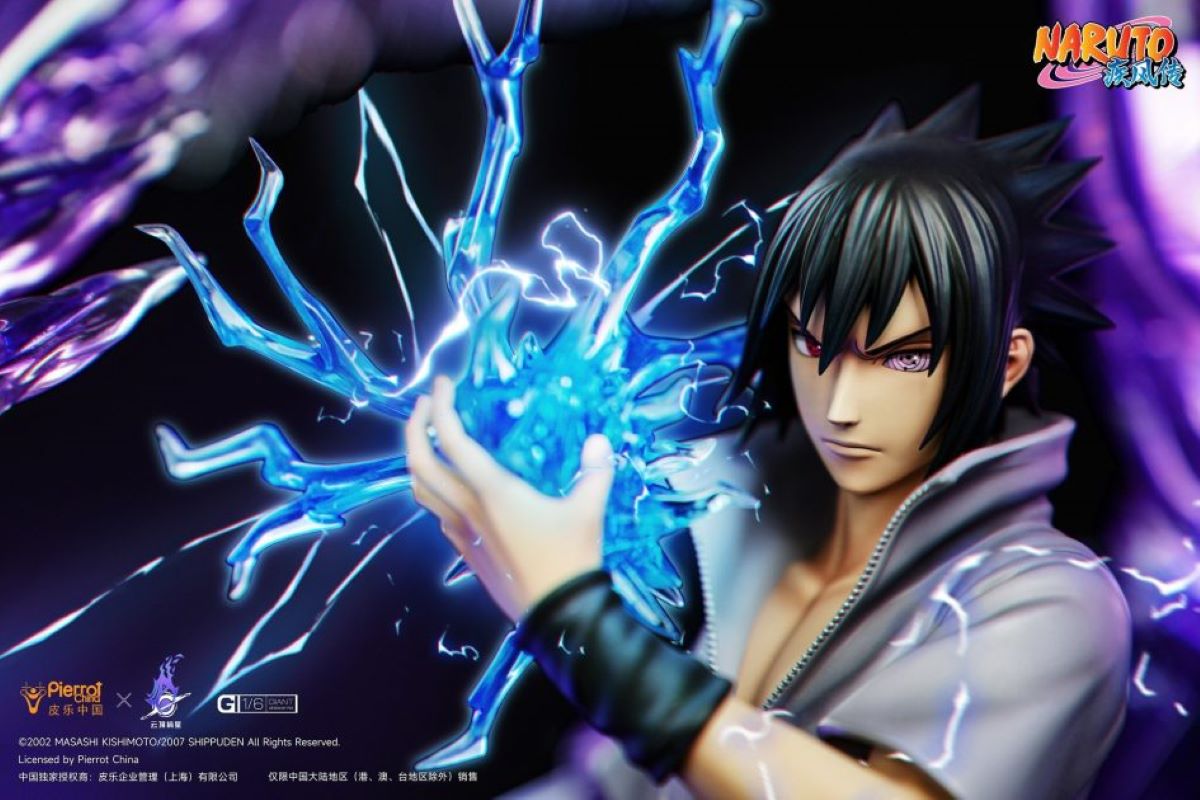 Sasuke with the Susanoo
