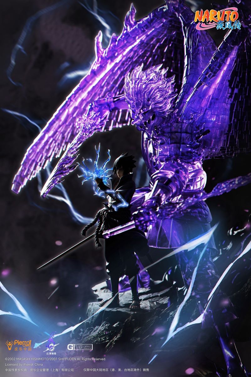 Sasuke with the Susanoo