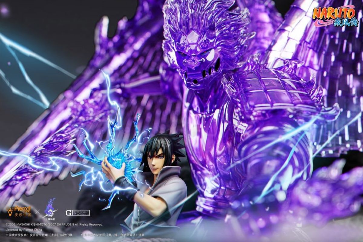 Sasuke with the Susanoo