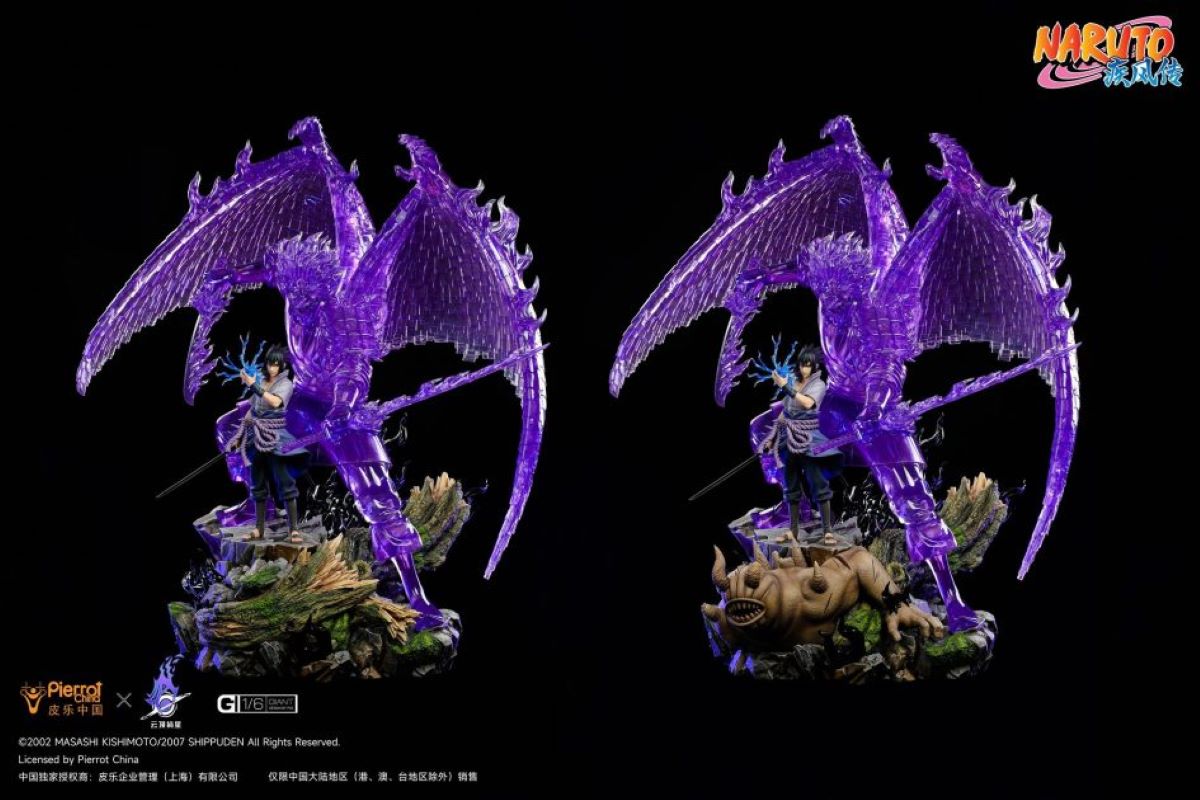 Sasuke with the Susanoo