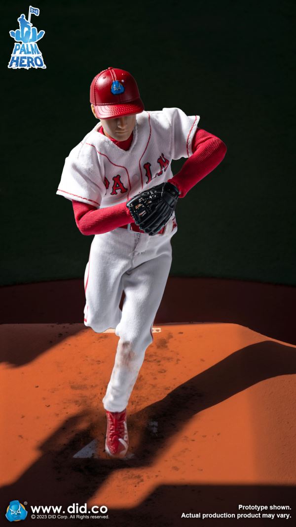 Handheld Hero Real Series-White Team Baseball Player/Blue Team Baseball Player 1/12