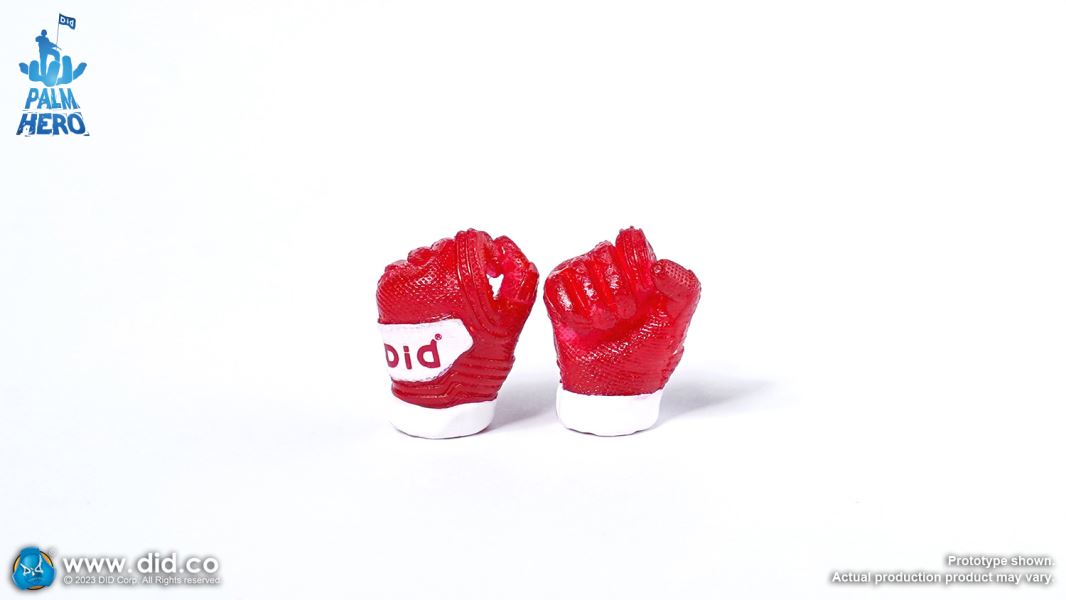 Handheld Hero Real Series-White Team Baseball Player/Blue Team Baseball Player 1/12