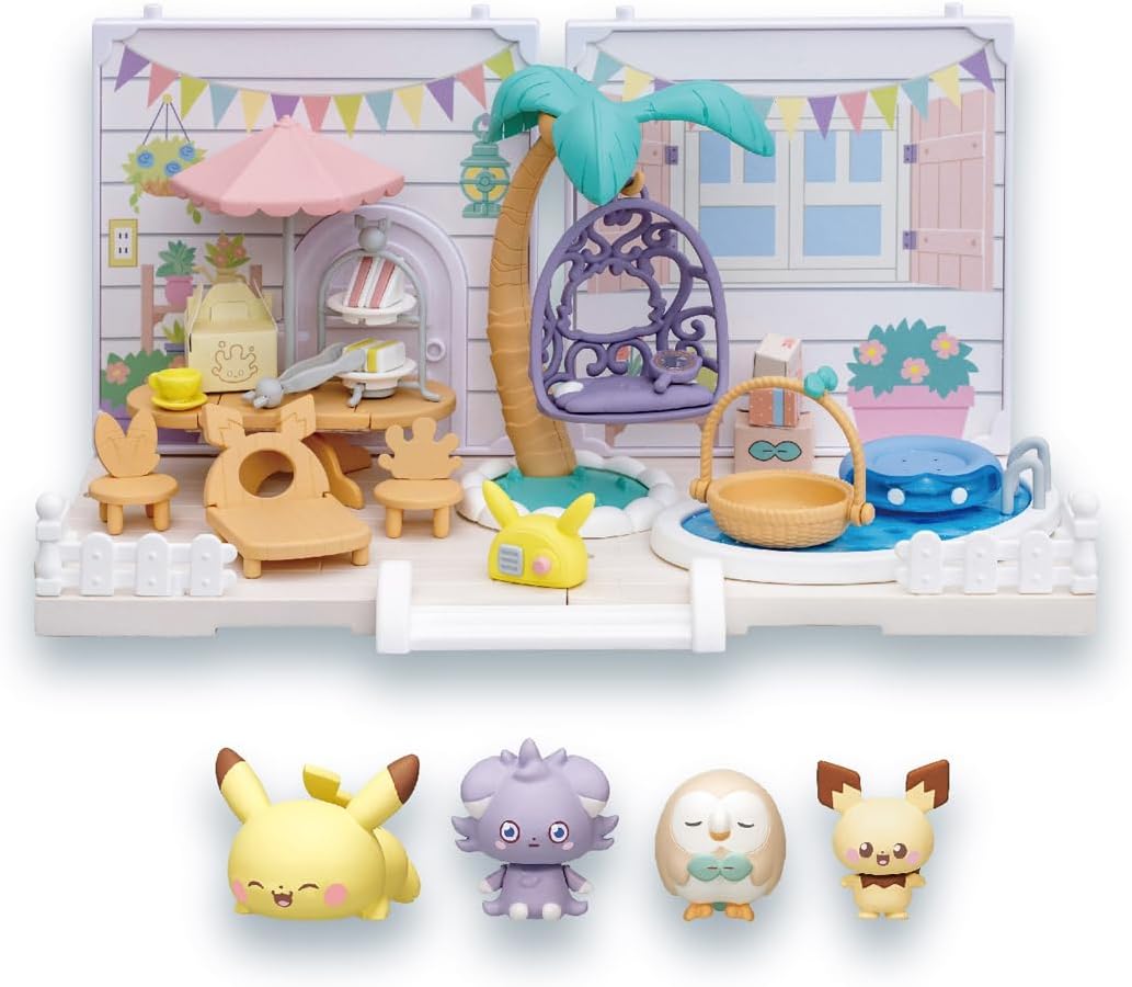 Pokemon Peace House Let's Party Doll Set