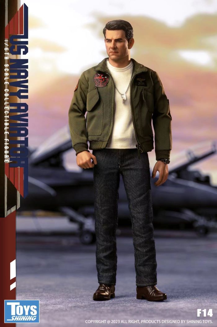 The Shining Toys Top Gun US Navy Pilot-F14 1/6