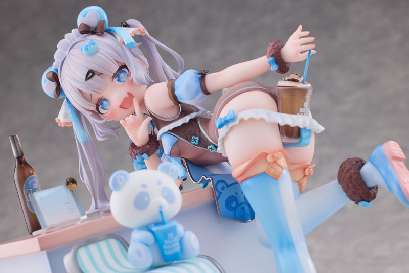 Henrida original character Blue Panda Coffee