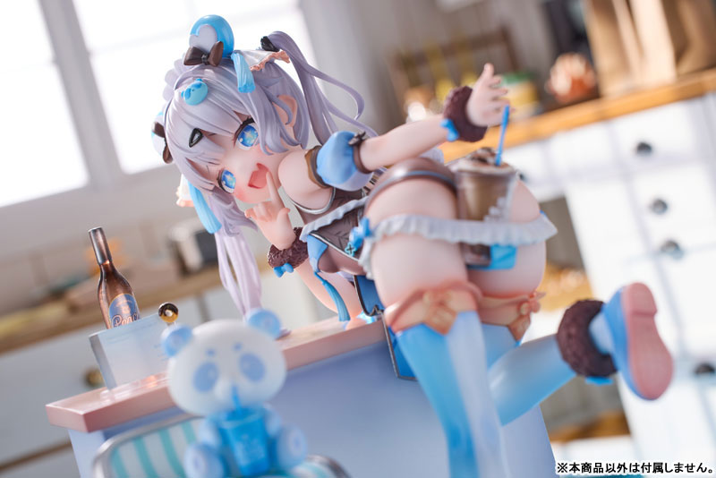 Henrida original character Blue Panda Coffee