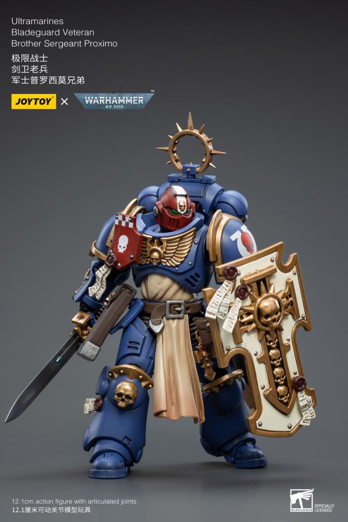 Ultramarines-Sword Guard Veteran Sergeant Proximo Brothers/Veteran 02/Veteran 03 1/18