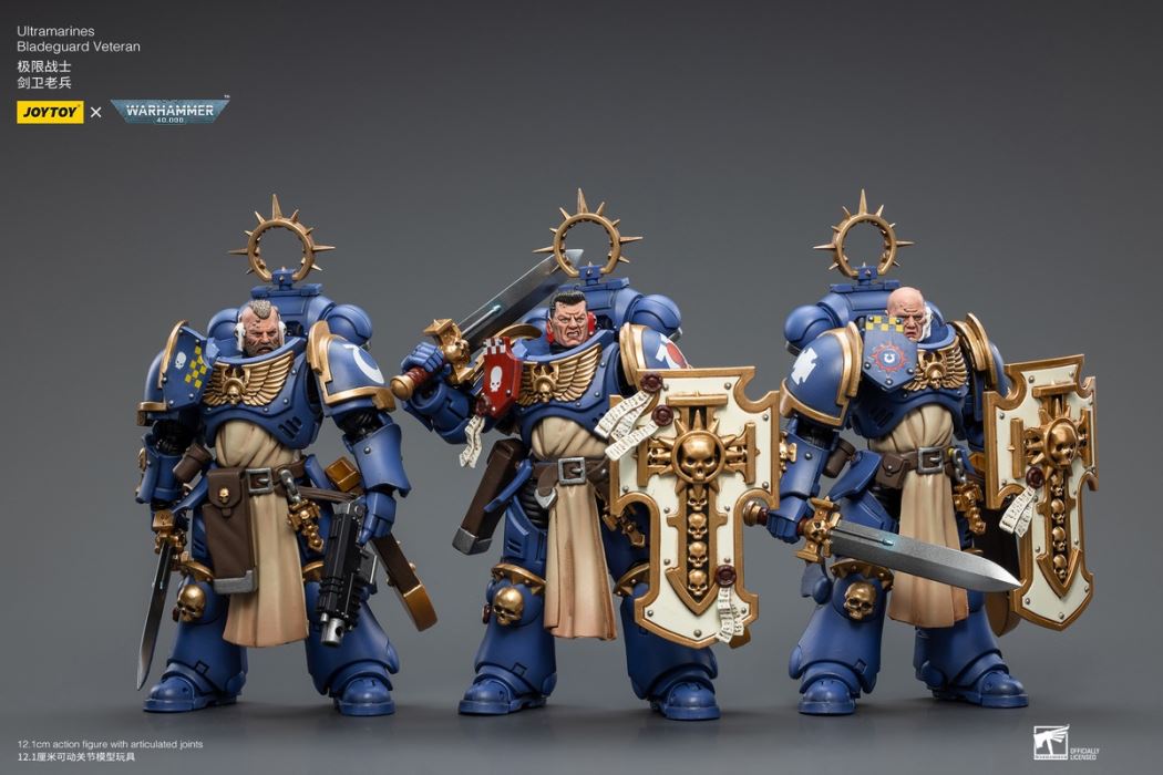Ultramarines-Sword Guard Veteran Sergeant Proximo Brothers/Veteran 02/Veteran 03 1/18