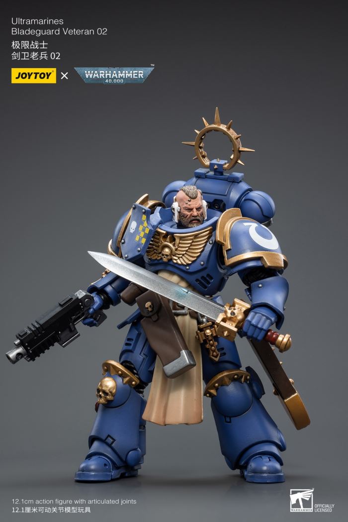 Ultramarines-Sword Guard Veteran Sergeant Proximo Brothers/Veteran 02/Veteran 03 1/18