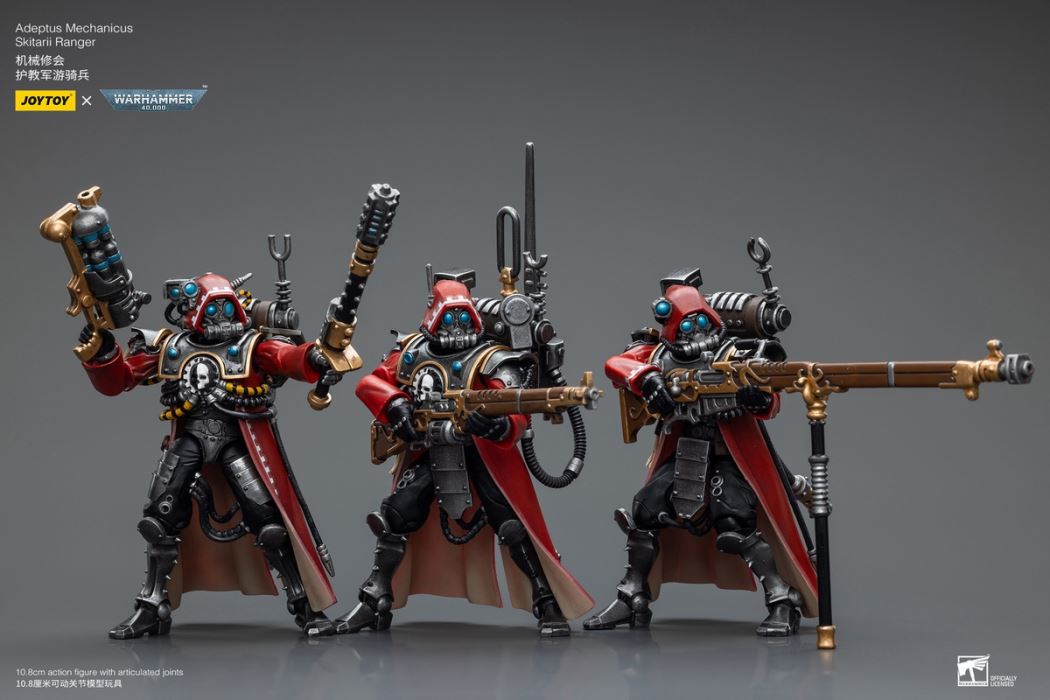 Adeptus Mechanicus Trio - Chief Skitarii Ranger/Arquebus Ranger/Data Link Ranger 1/18