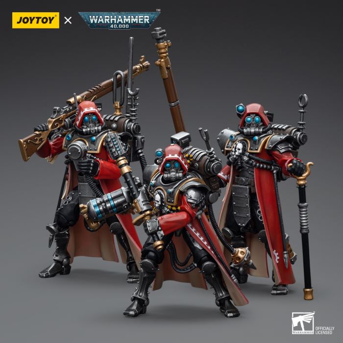 Adeptus Mechanicus Trio - Chief Skitarii Ranger/Arquebus Ranger/Data Link Ranger 1/18