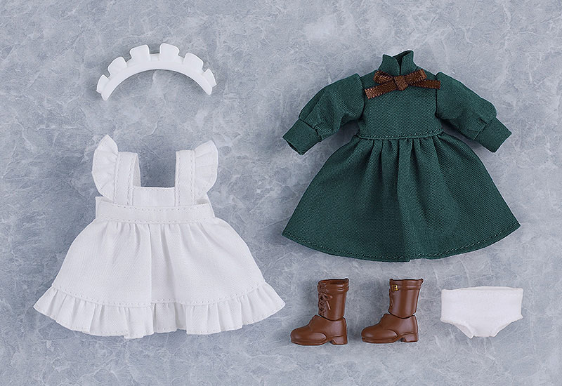 Nendoroid Doll Work Outfit Set: Maid Outfit Long [ Black / Green ]
