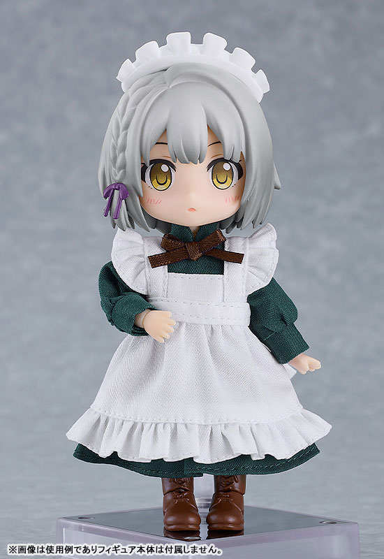Nendoroid Doll Work Outfit Set: Maid Outfit Long [ Black / Green ]