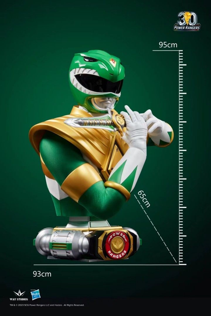 Power Rangers Green Warrior bust