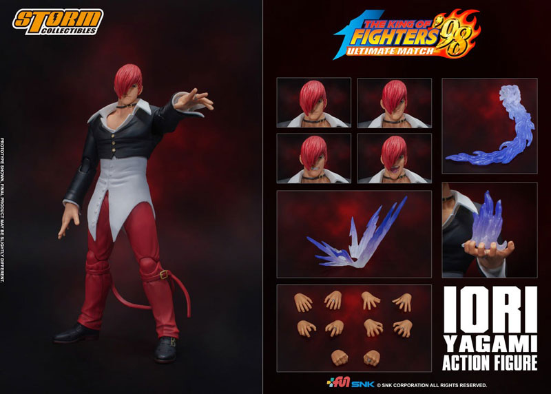 The King of Fighters '98 Ultimate Match Action Figure Iori Yagami