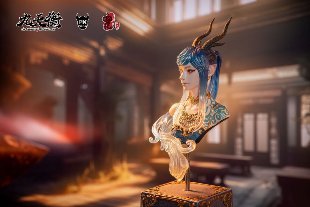 Jiu Tianheng Donggong Qinglong Dragon Girl Bust