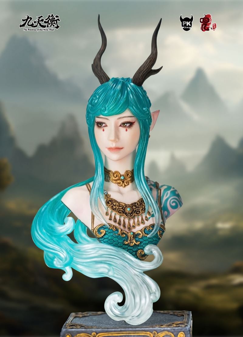 Jiu Tianheng Donggong Qinglong Dragon Girl Bust