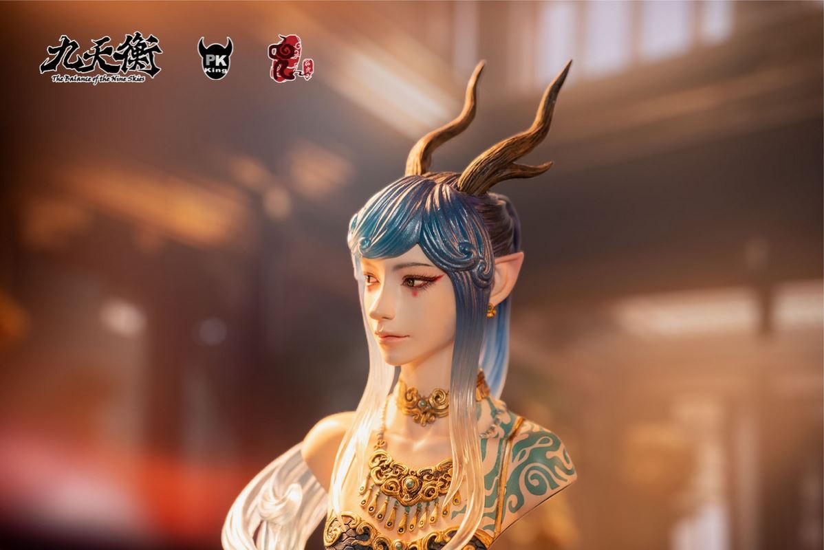 Jiu Tianheng Donggong Qinglong Dragon Girl Bust