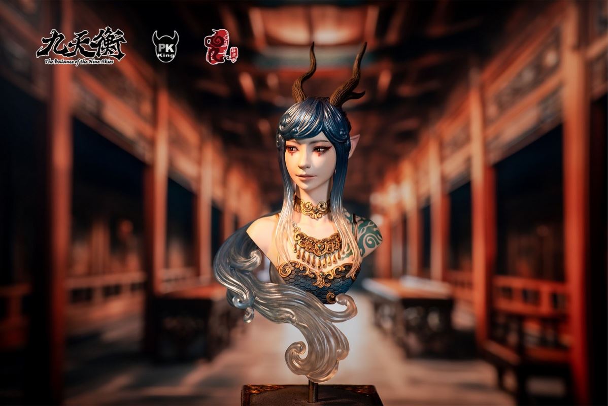 Jiu Tianheng Donggong Qinglong Dragon Girl Bust