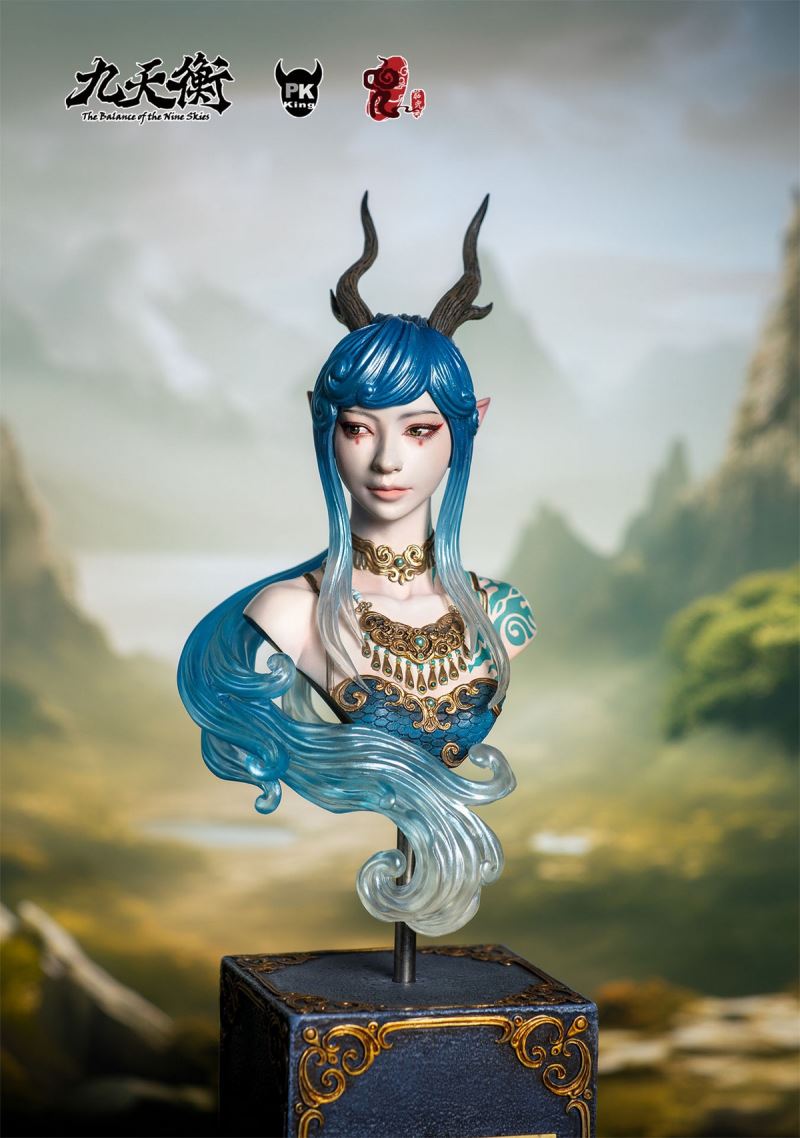 Jiu Tianheng Donggong Qinglong Dragon Girl Bust