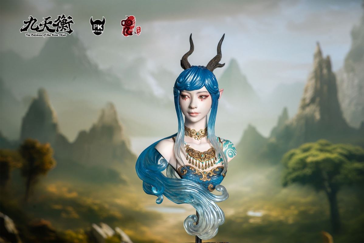 Jiu Tianheng Donggong Qinglong Dragon Girl Bust