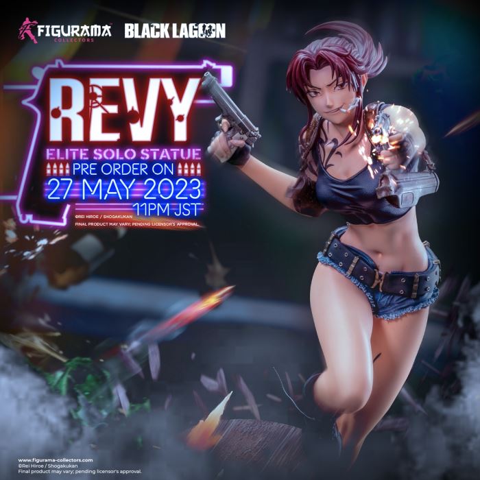 Revy Elite Solo Statue Black Lagoon