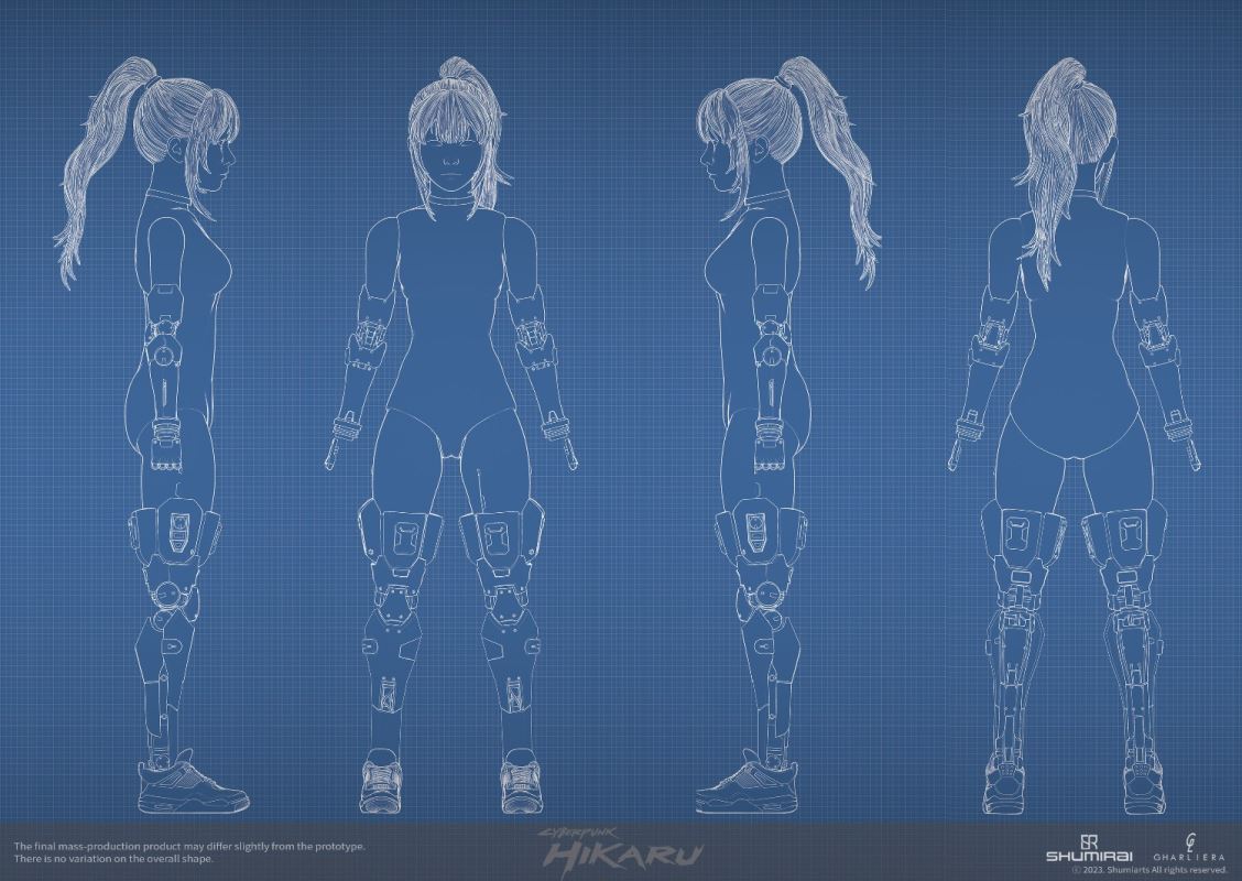 Original Cyberpunk Concept - Bounty Hunter Hikaru 1/6