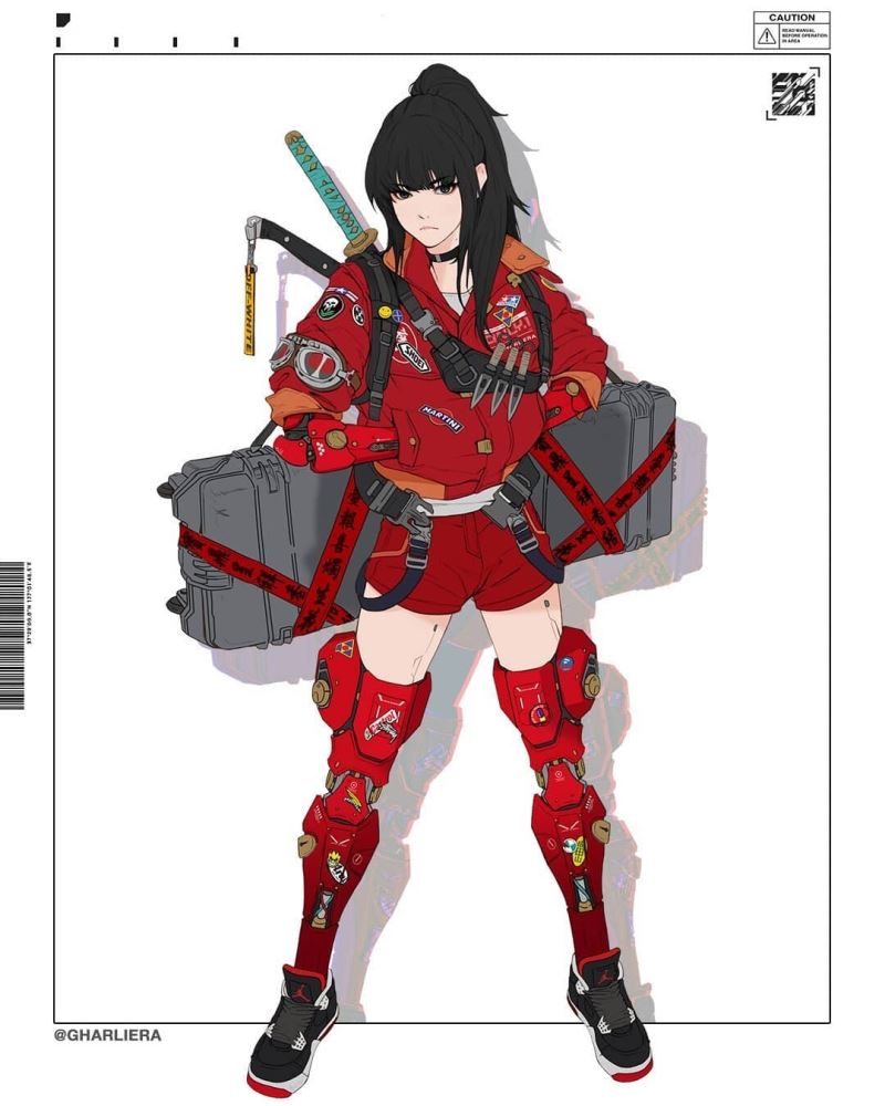 Original Cyberpunk Concept - Bounty Hunter Hikaru 1/6