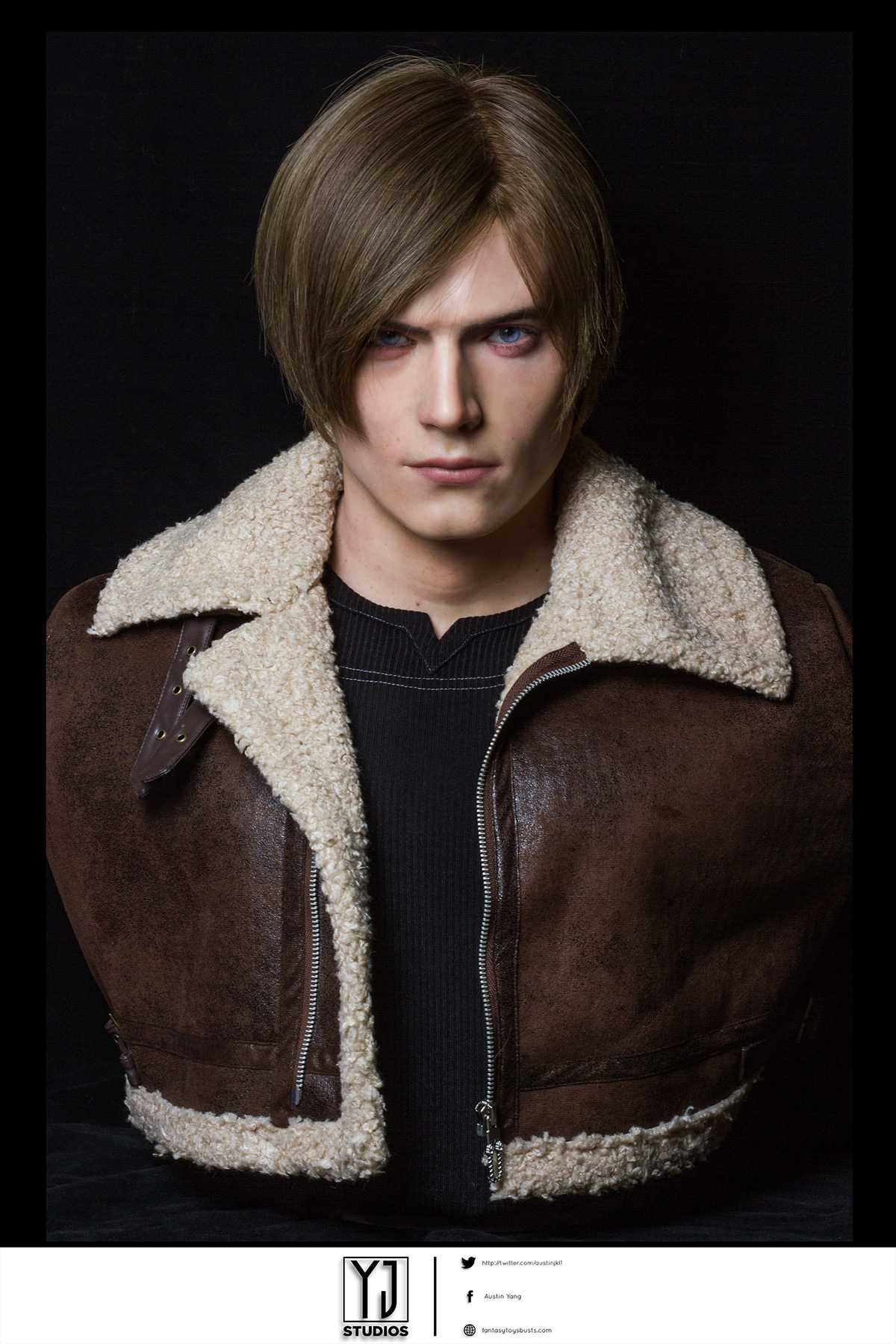 Resident Evil 4 Remake Leon Scott Kennedy Bust 1/1