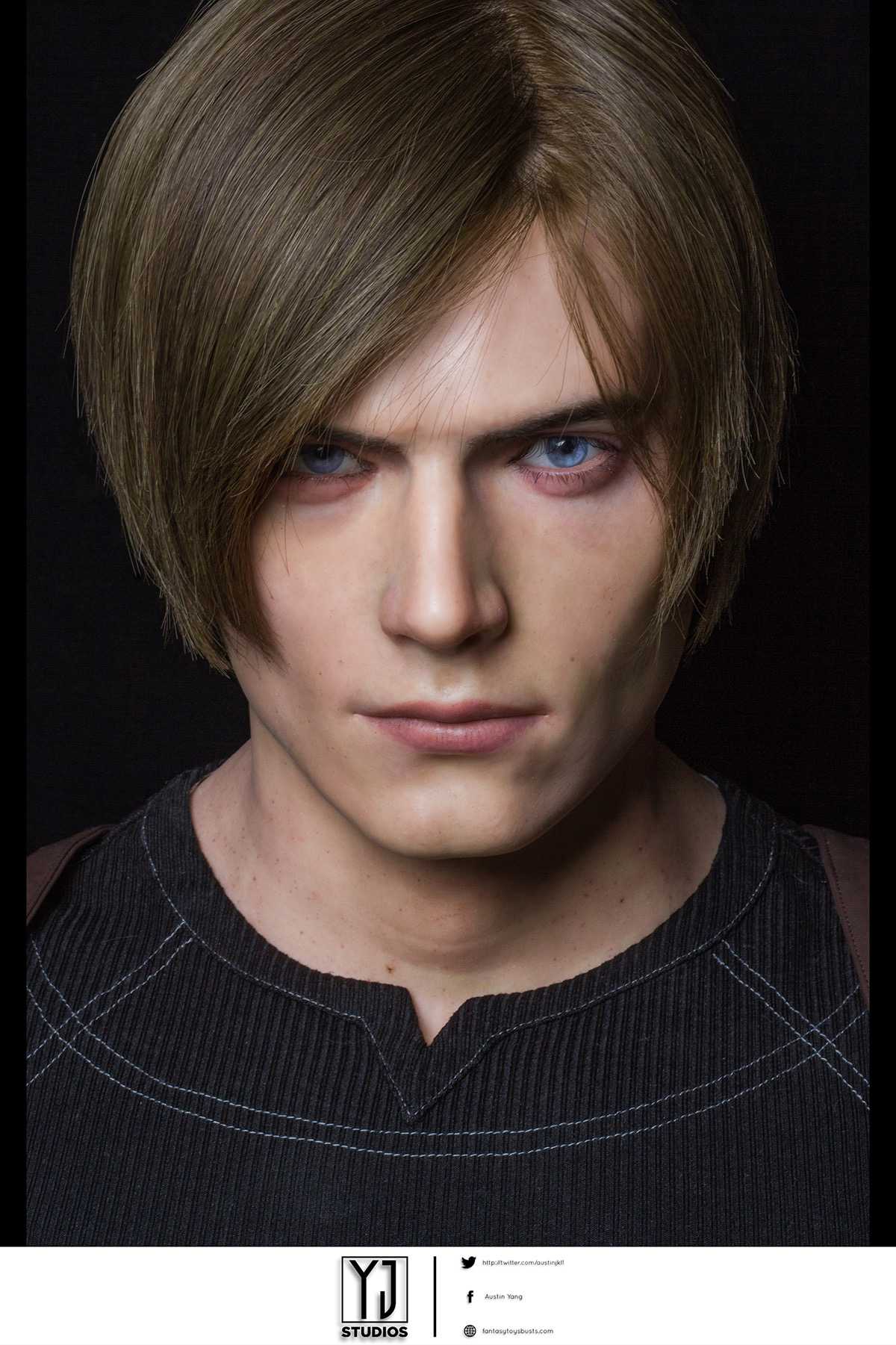 Resident Evil 4 Remake Leon Scott Kennedy Bust 1/1