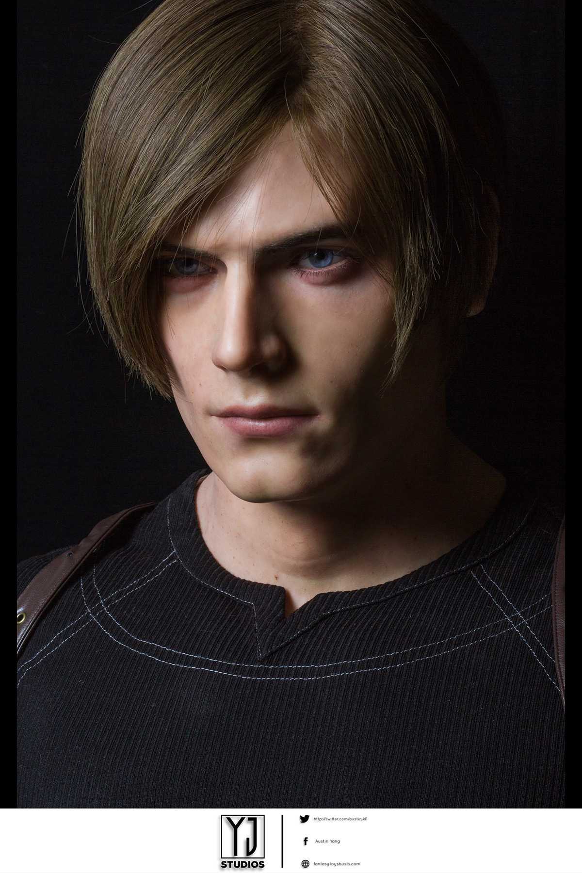 Resident Evil 4 Remake Leon Scott Kennedy Bust 1/1