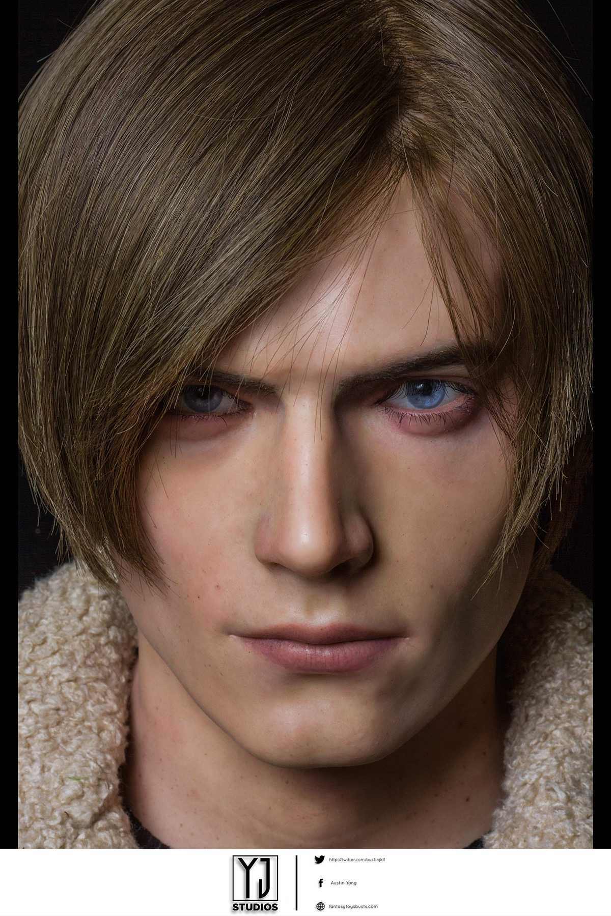 Resident Evil 4 Remake Leon Scott Kennedy Bust 1/1