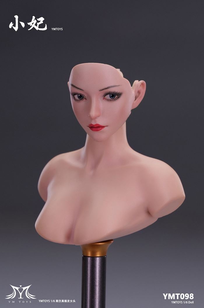 Asian Female Head Carving Runer 1/6