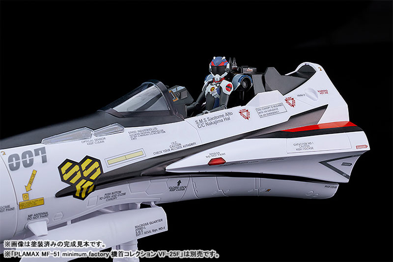 PLAMAX MF-69 minimum factory Macross Frontier Alto Saotome with VF-25F Decals Set