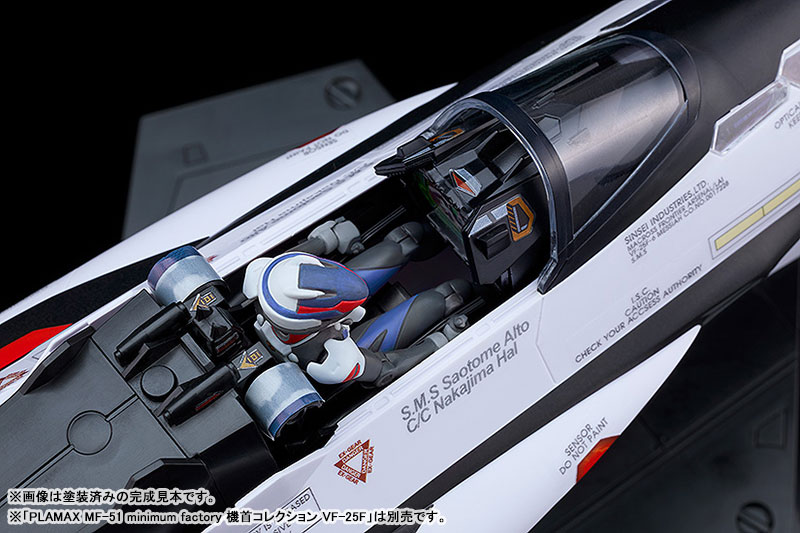 PLAMAX MF-69 minimum factory Macross Frontier Alto Saotome with VF-25F Decals Set