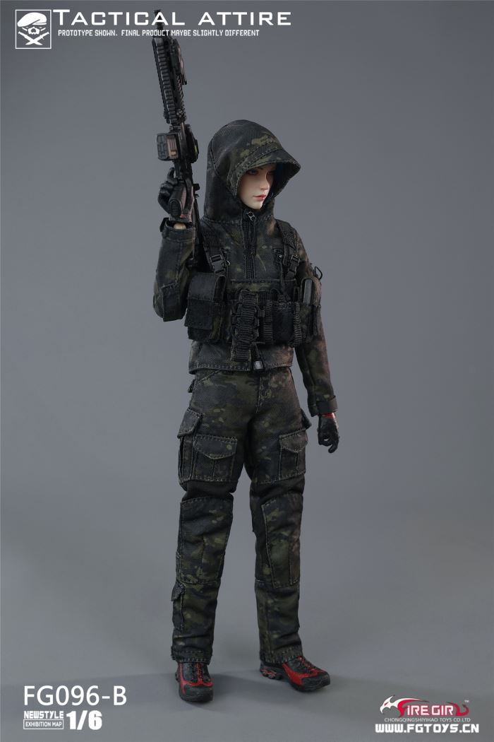 Women's combat uniform suit elevator 1/6