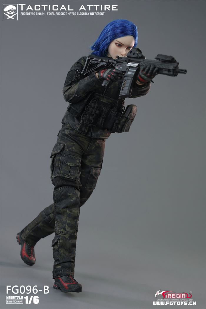 Women's combat uniform suit elevator 1/6