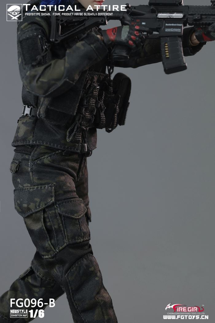 Women's combat uniform suit elevator 1/6