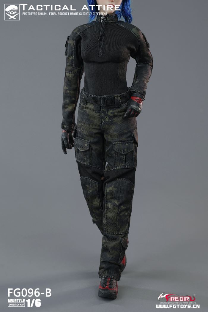 Women's combat uniform suit elevator 1/6