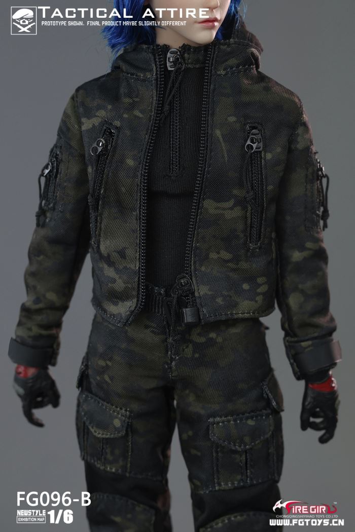 Women's combat uniform suit elevator 1/6