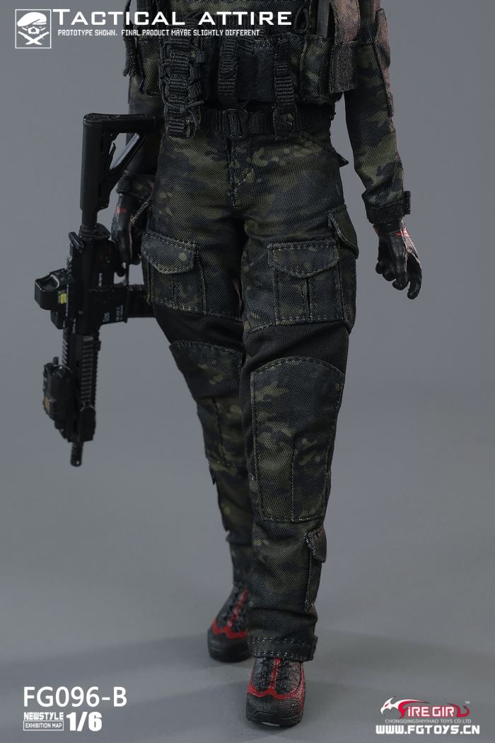 Women's combat uniform suit elevator 1/6