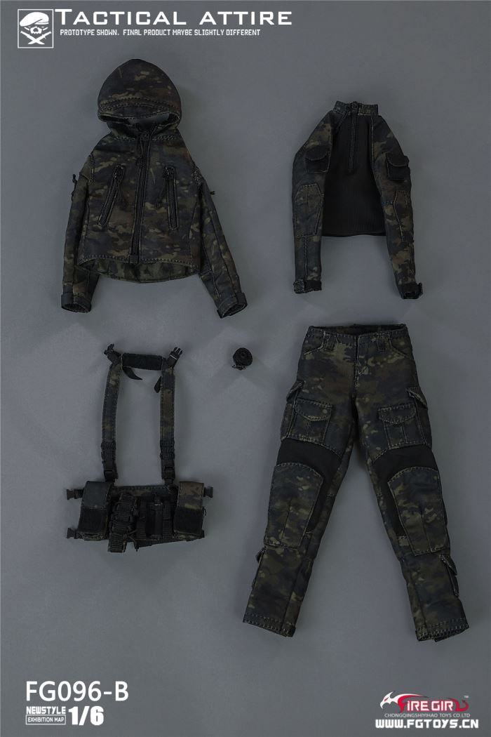 Women's combat uniform suit elevator 1/6
