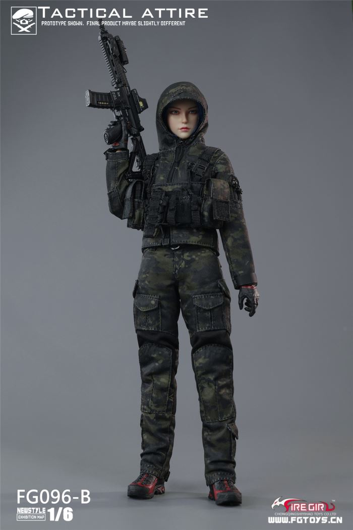 Women's combat uniform suit elevator 1/6