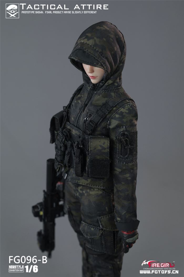 Women's combat uniform suit elevator 1/6