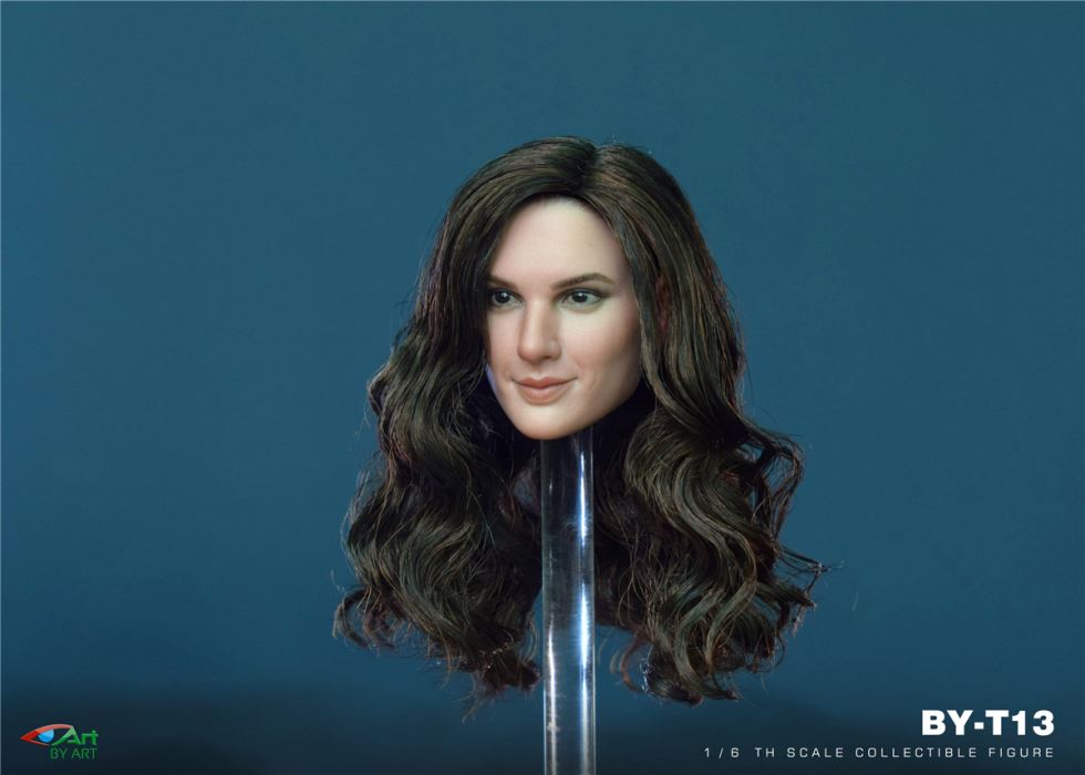 female head carving (BY-T13) 1/6