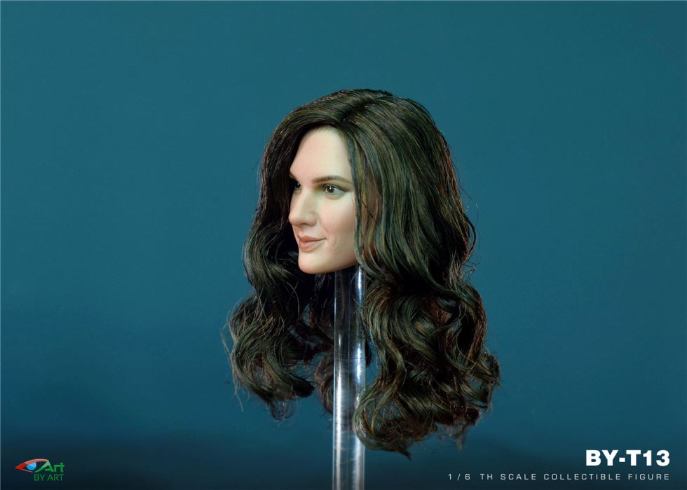 female head carving (BY-T13) 1/6