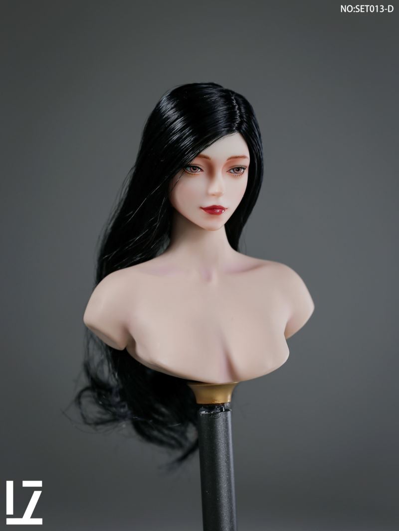female head carving SET013 1/6