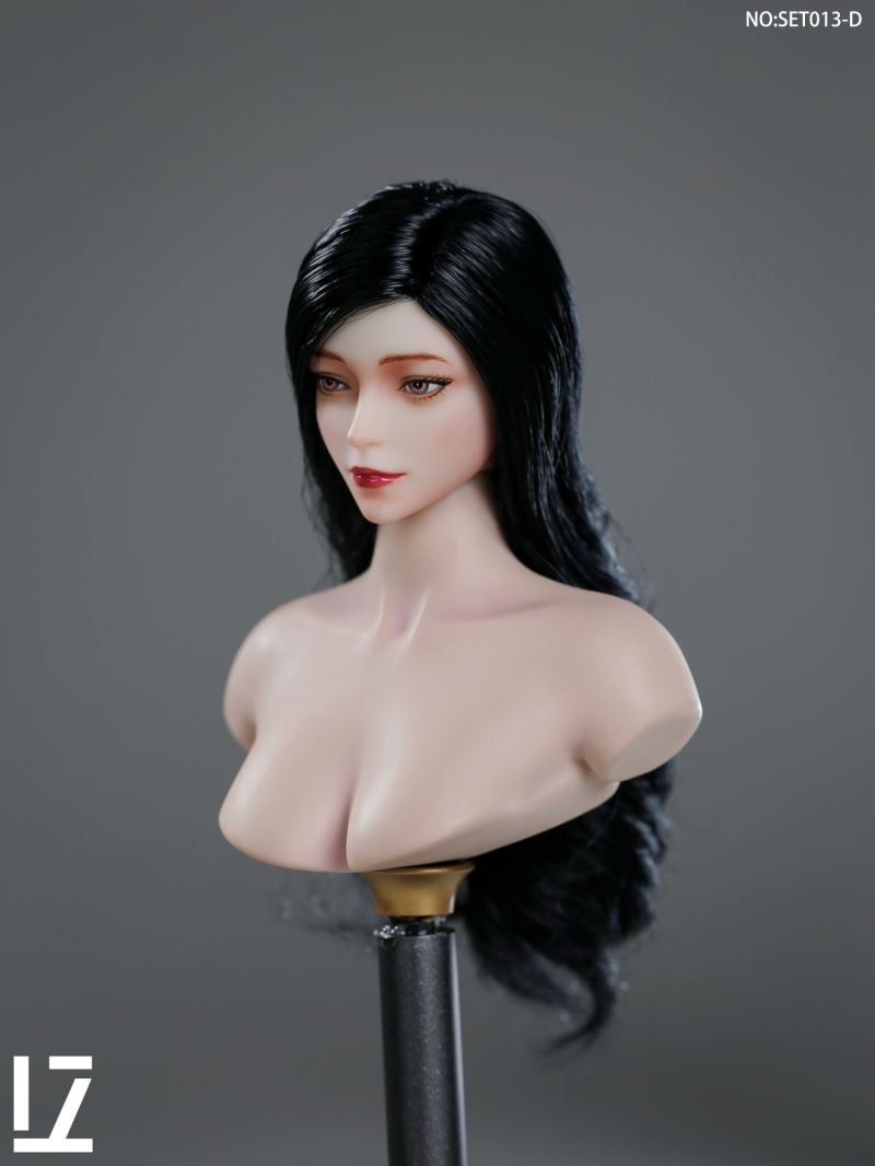 female head carving SET013 1/6