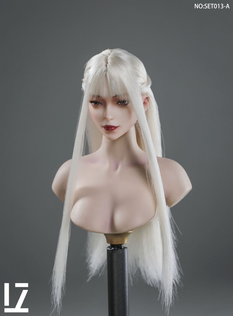 female head carving SET013 1/6