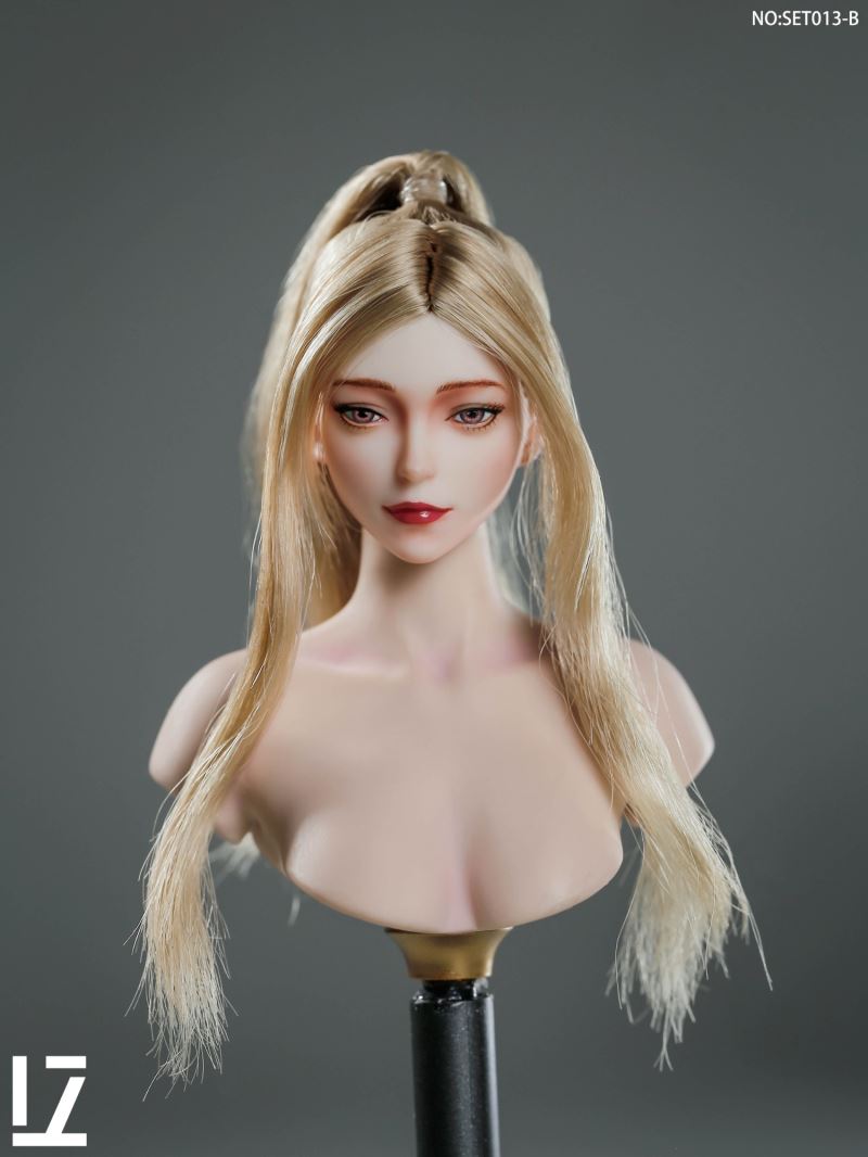 female head carving SET013 1/6